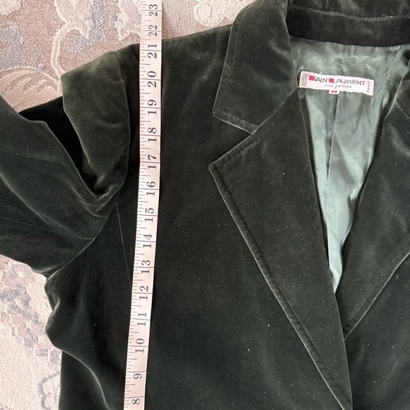 Yves Saint Laurent Vintage Velvet Jacket - Picture 8 of 8